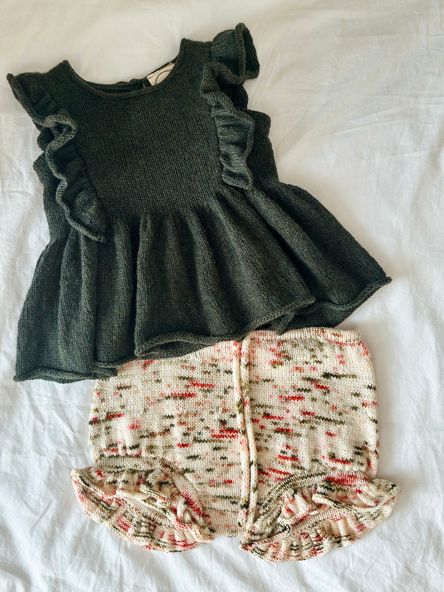 Set aus Top & Shorts - Strawberry Flower