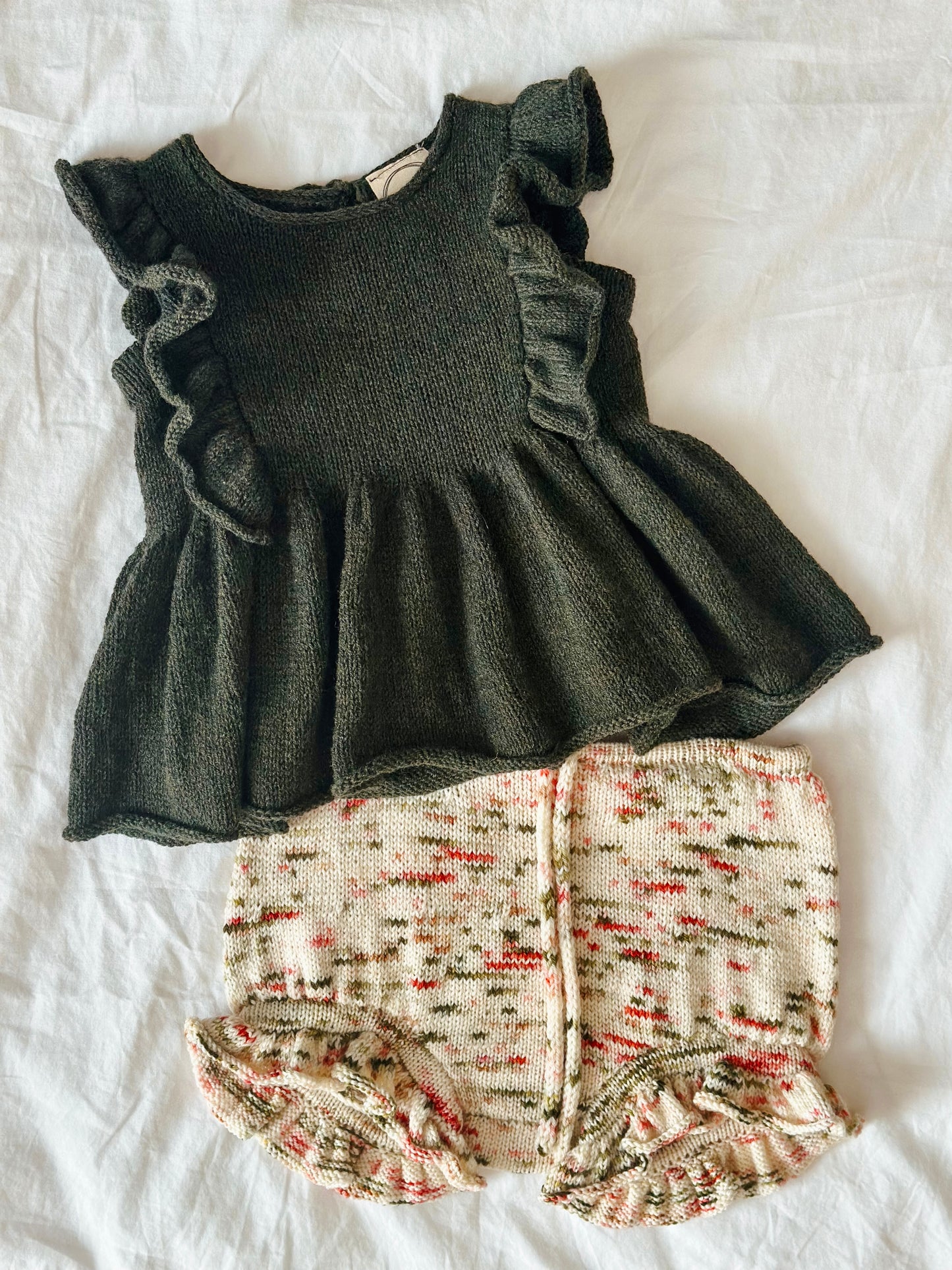 Set aus Top & Shorts - Strawberry Flower