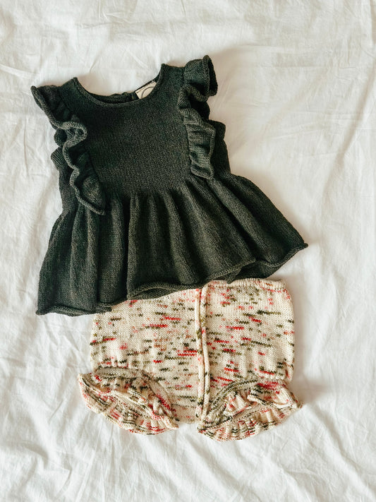 Ensemble Haut et Short - Strawberry Flower