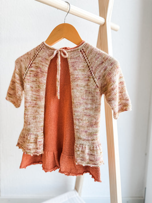 Set of Cardigan and Dress - Indian Summer